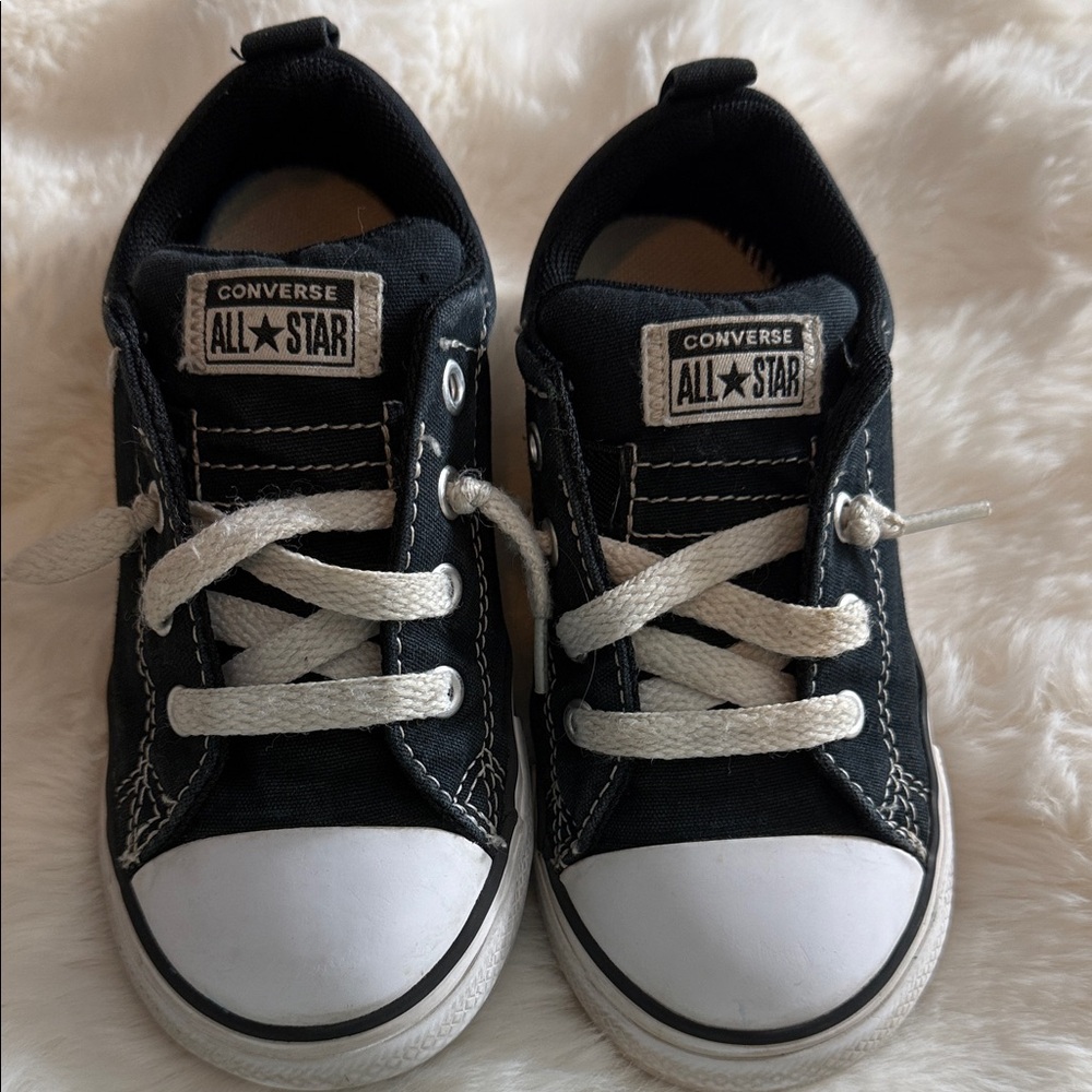 Converse All Star Classic Chuck Taylor Black and White Low Top Sneakers